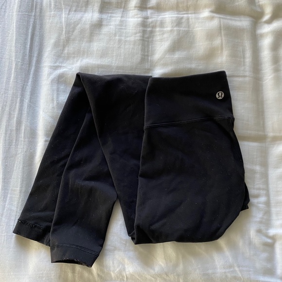 Black lululemon leggings - Picture 2 of 4